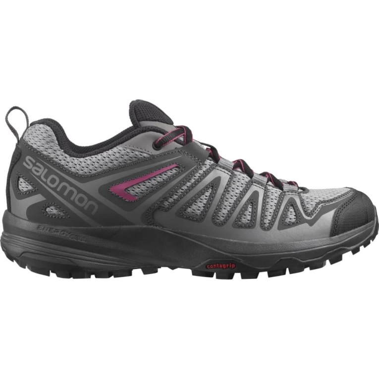 Dark Grey Salomon X Crest Women\'s Hiking Shoes | IE VU3872